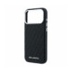 Juodas dėklas Apple iPhone 18 Pro Max telefonui "Karl Lagerfeld PU Grained Allover Semi Wrap Magsafe Case"