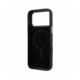 Juodas dėklas Apple iPhone 18 Pro Max telefonui "Karl Lagerfeld PU Grained Allover Semi Wrap Magsafe Case"