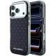 Juodas dėklas Apple iPhone 18 Pro Max telefonui "Karl Lagerfeld IML Rhinestones Allover Magsafe Case"