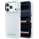 Baltas dėklas Apple iPhone 18 Pro Max telefonui "Karl Lagerfeld IML Rhinestones Allover Magsafe Case"