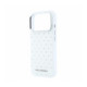 Baltas dėklas Apple iPhone 18 Pro Max telefonui "Karl Lagerfeld IML Rhinestones Allover Magsafe Case"