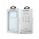 Baltas dėklas Apple iPhone 18 Pro Max telefonui "Karl Lagerfeld IML Rhinestones Allover Magsafe Case"