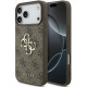 Rudas dėklas Apple iPhone 18 Pro Max telefonui "Guess PU 4G Metal Logo Case"