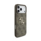 Rudas dėklas Apple iPhone 18 Pro Max telefonui "Guess PU 4G Metal Logo Case"