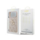 Rožinis dėklas Apple iPhone 18 Pro Max telefonui "Guess PU 4G Metal Logo Case"