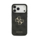 Pilkas dėklas Apple iPhone 18 Pro Max telefonui "Guess PU 4G Metal Logo Case"