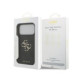 Pilkas dėklas Apple iPhone 18 Pro Max telefonui "Guess PU 4G Metal Logo Case"