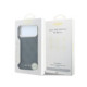 Juodas dėklas Apple iPhone 18 Pro Max telefonui "Guess PU Leather 4G Gold Frame MagSafe Case"