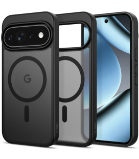 Matinis juodas dėklas Goole Pixel 9 Pro XL / 10 Pro XL / 11 Pro XL telefonui "Tech-Protect Magmat Magsafe"