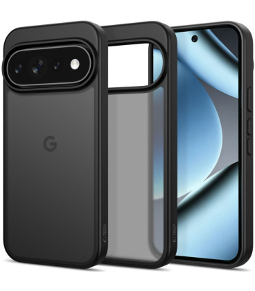 Matinis juodas dėklas Goole Pixel 9 Pro XL / 10 Pro XL / 11 Pro XL telefonui "Tech-Protect Magmat"