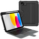 Juodas atverčiamas dėklas Apple iPad 10.9 2022 / 11 2025 planšetei "Nillkin Bumper Combo Keyboard Case"