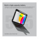 Juodas atverčiamas dėklas Apple iPad 10.9 2022 / 11 2025 planšetei "Nillkin Bumper Combo Keyboard Case"