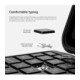 Juodas atverčiamas dėklas Apple iPad 10.9 2022 / 11 2025 planšetei "Nillkin Bumper Combo Keyboard Case"