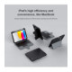Juodas atverčiamas dėklas Apple iPad 10.9 2022 / 11 2025 planšetei "Nillkin Bumper Combo Keyboard Case"