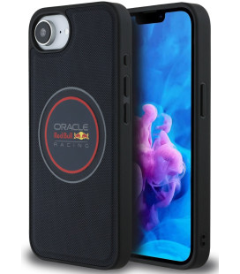Mėlynas dėklas Apple iPhone 16e / 17e telefonui "Red Bull PC/TPU Red Ring MagSafe Case"