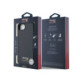 Juodas dėklas Apple iPhone 16e / 17e telefonui "Red Bull Carbon Shiny Logo MagSafe Case"