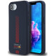 Mėlynas dėklas Apple iPhone 16e / 17e telefonui "Red Bull Silicone Powerbar MagSafe Case"