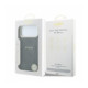 Juodas dėklas Apple iPhone 18 Pro Max telefonui "Guess PU Leather 4G Gold Frame Embossed MagSafe Case"