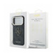 Juodas dėklas Apple iPhone 18 Pro Max telefonui "Guess PU 4G Resin Metal Logo Case"