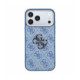 Mėlynas dėklas Apple iPhone 18 Pro Max telefonui "Guess PU 4G Resin Metal Logo Case"