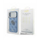 Mėlynas dėklas Apple iPhone 18 Pro Max telefonui "Guess PU 4G Resin Metal Logo Case"