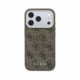 Rudas dėklas Apple iPhone 18 Pro Max telefonui "Guess PU 4G Resin Metal Logo Case"