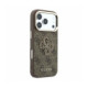 Rudas dėklas Apple iPhone 18 Pro Max telefonui "Guess PU 4G Resin Metal Logo Case"