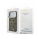 Rudas dėklas Apple iPhone 18 Pro Max telefonui "Guess PU 4G Resin Metal Logo Case"