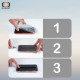 Apsauginis grūdintas stiklas Apple iPhone 17 Pro / 18 Pro telefonui "Tel Protect Dust-Free Easy Fit Full Glue 6D"