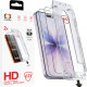 Apsauginis grūdintas stiklas Apple iPhone 16 Pro / 17 telefonui "Tel Protect Dust-Free Easy Fit Full Glue 6D 2-Pack"