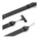 Juodas universalus reguliuojamas dirželis telefonui "Spigen Lanyard Strap Wrist"