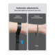 Juodas universalus reguliuojamas dirželis telefonui "Spigen Lanyard Strap Wrist"