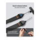 Juodas universalus reguliuojamas dirželis telefonui "Spigen Lanyard Strap Wrist"