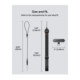 Juodas universalus reguliuojamas dirželis telefonui "Spigen Lanyard Strap Wrist"