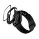 Juodas dėklas Apple Watch Ultra 10 / 11 (46mm) laikrodžiui "Spigen Thin Fit 360"