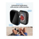 Juodas dėklas Apple Watch Ultra 10 / 11 (46mm) laikrodžiui "Spigen Thin Fit 360"