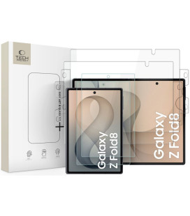 Stiklo ir plėvelių rinkinys Samsung Galaxy Z Fold 8 telefonui "Tech-Protect Easy Set Foil & Glass Fit+ 4in1"