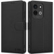 Juodas atverčiamas dėklas Xiaomi Redmi 17 4G / 5G telefonui "Tech-Protect Wallet"