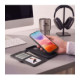 Juodas atverčiamas dėklas Xiaomi Redmi 17 4G / 5G telefonui "Tech-Protect Wallet"