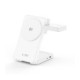 Baltas belaidis 25W pakrovėjas - stovas "Tech-Protect A56 3in1 Magnetic Magsafe QI2.2"