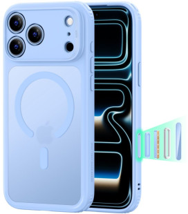 Matinis šviesiai mėlynas dėklas Apple iPhone 17 Pro Max / 18 Pro Max telefonui "ESR Classic Hybrid Magsafe"