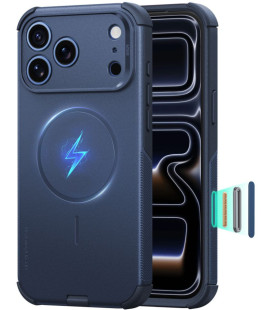 Mėlynas dėklas Apple iPhone 17 Pro Max / 18 Pro Max telefonui "ESR Cyber Tough Magsafe"