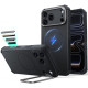 Juodas dėklas Apple iPhone 17 Pro / 18 Pro telefonui "ESR Cyber Tough Kickstand Magsafe"