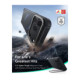 Juodas dėklas Apple iPhone 17 Pro / 18 Pro telefonui "ESR Cyber Tough Kickstand Magsafe"