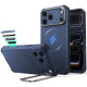 Mėlynas dėklas Apple iPhone 17 Pro / 18 Pro telefonui "ESR Cyber Tough Kickstand Magsafe"