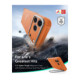 Oranžinis dėklas Apple iPhone 17 Pro / 18 Pro telefonui "ESR Cyber Tough Kickstand Magsafe"