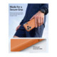 Oranžinis dėklas Apple iPhone 17 Pro / 18 Pro telefonui "ESR Cyber Tough Kickstand Magsafe"