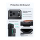 Juodas dėklas Apple iPhone 17 Pro Max / 18 Pro Max telefonui "ESR Cyber Tough Kickstand Magsafe"