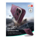 Raudonas dėklas Apple iPhone 17 Pro Max / 18 Pro Max telefonui "ESR Cyber Tough Kickstand Magsafe"