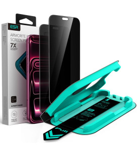 (Privacy) Apsauginis grūdintas stiklas Apple iPhone 18 Pro Max telefonui "ESR Ultrafit Armorite TG 2-Pack"